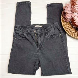 LEVI’S  721 High Rise Black Skinny Jeans